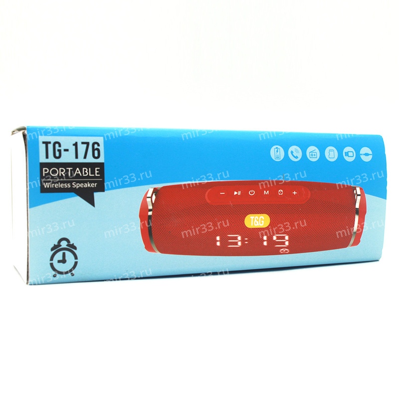 Колонка  TG-176 цвет: красный