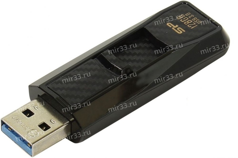 Флеш-накопитель USB 3.0 128GB Silicon Power Blaze B50 чёрный