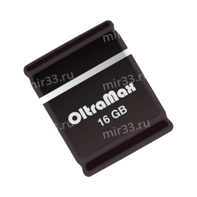 Флеш-накопитель 16Gb OltraMax Drive 50 Mini, USB 2.0, пластик, чёрный