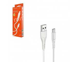 USB кабель Borofone BX37  для Type-C цвет: белый