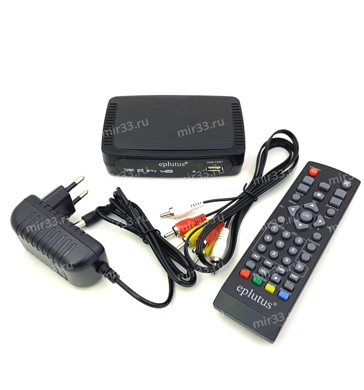 Цифровой телевизионный ресивер Eplutus DVB-128T (DVBT2, HDMI, USB)