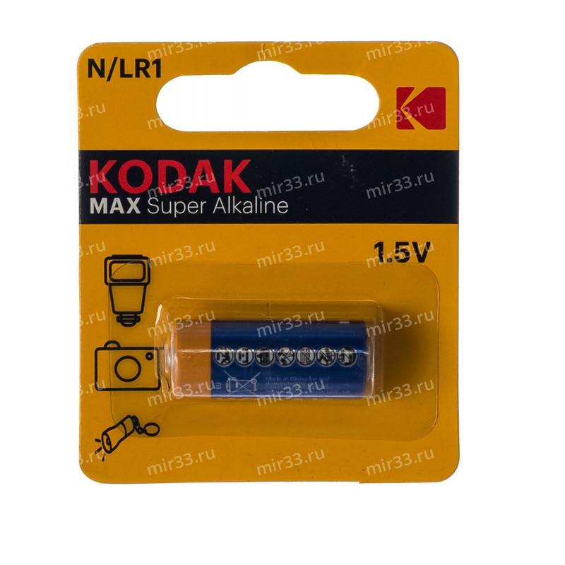 Батарейка N Kodak LR1-1BL Ultra, 1.5В, (1/12/288)