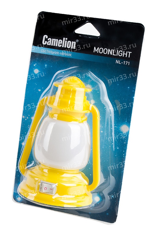 Светильник Camelion NL-171 ночник с выключателем, 5LED BL1