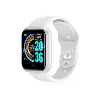 Умные смарт часы Smart Watch Y68 цвет: белый