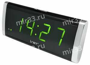 Электронные часы VST-730 зелёные цифры