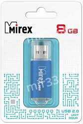 Флеш-накопитель 8Gb Mirex HORSE, USB 2.0, пластик, синий