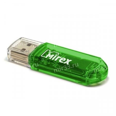 Флеш-накопитель 8Gb Mirex ELF, USB 2.0, пластик, зелёный