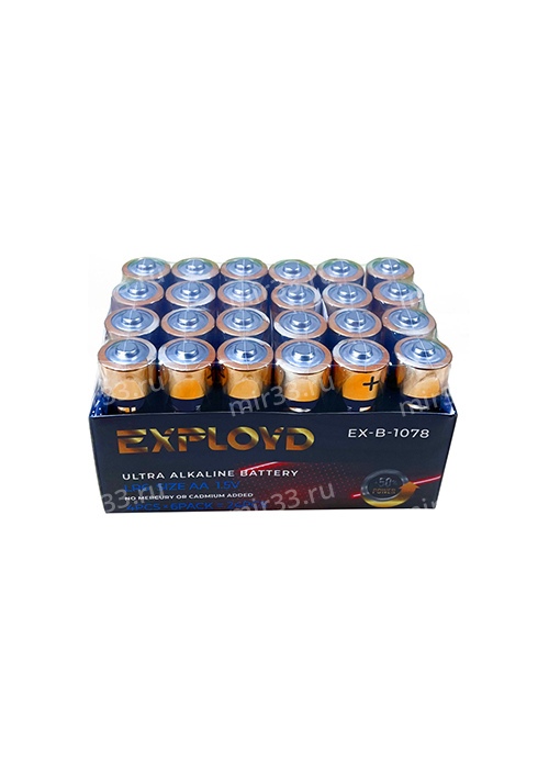 Батарейка AA Exployd LR6-24Box Ultra Alkaline, 1.5B, (24/480), (арт.EX-B-1078)