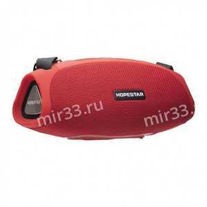Колонка портативная Hopestar, H43, Bluetooth, цвет: красный