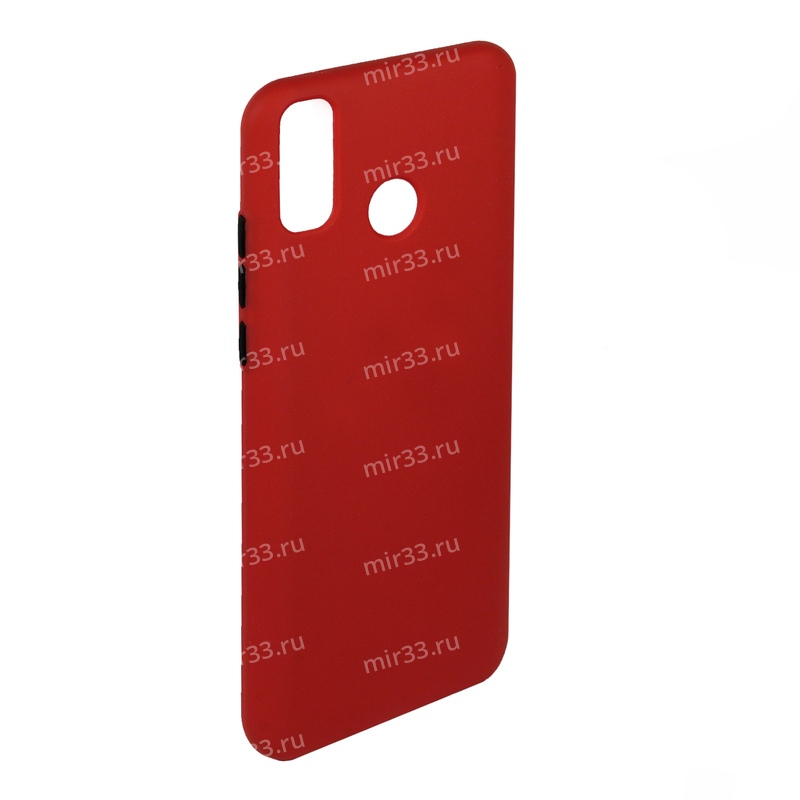 Чехол силиконовый без бренда для HUAWEI Y7P/ P40 LITE E, Button, цвет: красный