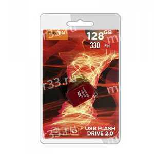 Флеш-накопитель 128Gb FaisON 330, USB 2.0, пластик, красный