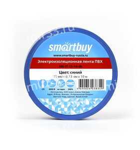Изолента SmartBuy, SBE-IT-15-10-db, 0,13х15 мм, 10.0м, цвет: синий