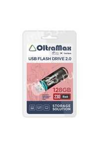 Флеш-накопитель 128Gb OltraMax 230, USB 2.0, пластик, чёрный