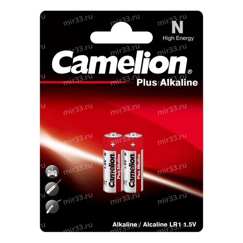 Батарейка N Camelion LR1/E90-2BL, (2/12/384)