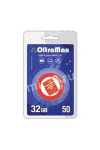 Флеш-накопитель 32Gb OltraMax Drive 50 Mini, USB 2.0, пластик, оранжевый