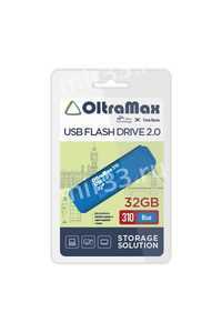 Флеш-накопитель 32Gb OltraMax 310, USB 2.0, пластик, синий