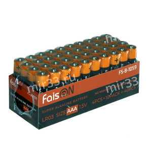 Батарейка AAA FaisON LR03-40BOX Super Alkaline, 1.5B, (40/960), (арт.FS-B-1059)