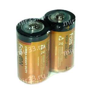 Батарейка D FaisON R20-2P First, Extra, (2/20/120), (арт.FS-B-1120)