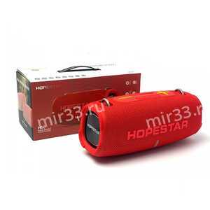 Колонка портативная Hopestar, H50, Bluetooth, цвет: красный
