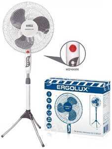 Вентилятор напольный ERGOLUX, ELX-FS02-C31, 45Вт, цвет: белый, серый
