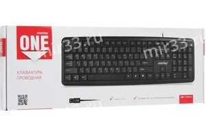 Клавиатура проводная SmartBuy, ONE, 210, мембранная, 1.3 м, цвет: чёрный