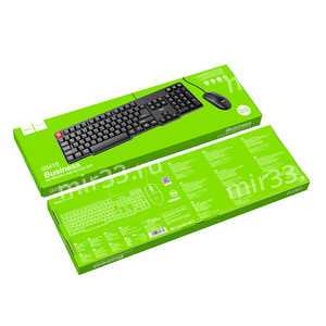 Набор клавиатура+мышь проводная HOCO, Business, GM16, мембранная, bluetooth, цвет: чёрный, (арт.6931