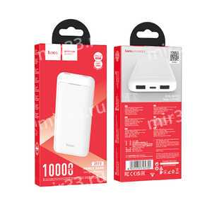 Аккумулятор внешний HOCO J111, Smart charge, 10000mAh, цвет: белый