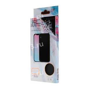 Чехол силиконовый FaisON для SAMSUNG Galaxy A51, CA-12, Soft Matte, цвет: чёрный