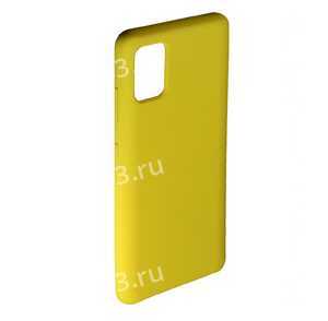 Чехол силиконовый FaisON для SAMSUNG Galaxy A51, №04, Silicone Case, цвет: жёлтый