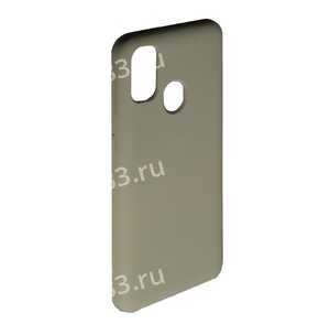Чехол силиконовый FaisON для SAMSUNG Galaxy A51, №07, Silicone Case, цвет: лавандовый, серый