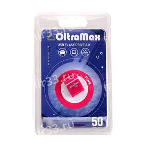 Флеш-накопитель 16Gb OltraMax Drive 50 Mini, USB 2.0, пластик, розовый