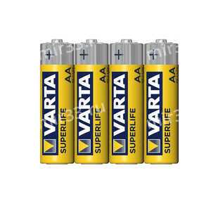 Батарейка AA Varta R06-4P SuperLife, 1.5В, (4/48/240)