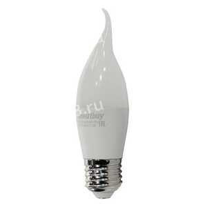 Лампа светодиодная SmartBuy, C37, E27, свеча на ветру матовая, 9.5Вт/220-240V/6000К