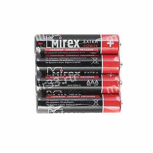 Батарейка AAA Mirex R03-4P Extra Power, 1.5B, (4/60/2400), (арт.23702-ER03-S4)