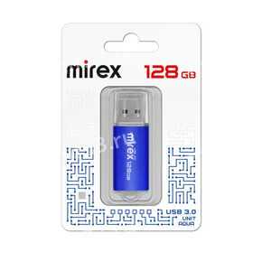 Флеш-накопитель 128Gb Mirex UNIT, USB 3.0, пластик, синий