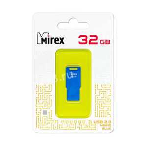 Флеш-накопитель 32Gb Mirex MARIO, USB 2.0, пластик, синий