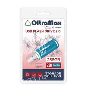 Флеш-накопитель 256Gb OltraMax 230, USB 2.0, пластик, синий