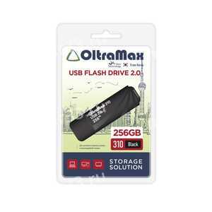 Флеш-накопитель 256Gb OltraMax 310, USB 2.0, пластик, черный