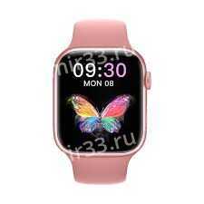 Умные смарт часы Smart Watch HW68 mini,  диаметром 41 мм, цвет: розовый