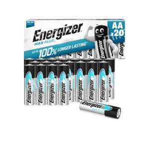 Батарейка AA Energizer LR06-10+10 BL MAX PLUS, 1.5B, (20/120),