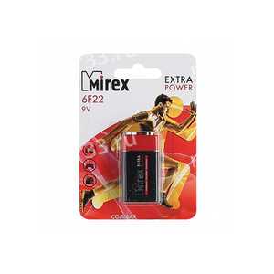 Батарейка Крона Mirex 6F22-1BL Extra Power, (1/12/240), (арт.23702-6F22-E1)
